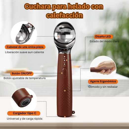 Cuchara de Helado Autocalentable (OFERTA 3x1)